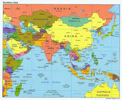 Asia borders the pacific ocean in the east, the arctic ocean in the north, the indian ocean in the south, and europe to the west. Map Of The Eastern Hemisphere Asia Map East Asia Map South East Asia Map