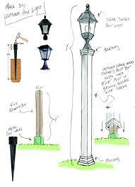 Mark S Diy Solar Lamp Post Diy Outdoor Lighting Solar Lights Diy Solar Lamp Post