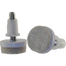In stock and ready to ship. Shepherd 1 1 2 In Threaded Stem Furniture Glides With Felt Base 4 Per Pack 9909 The Home Depot