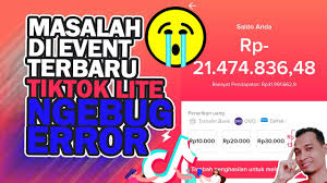 Maybe you would like to learn more about one of these? Masalah Di Event Terbaru Tiktok Dan Tiktok Lite 2021 Yang Ngebug Atau Error Youtube