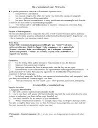 Use this free printable worksheet to help your students form strong paragraphs! The Argumentative Essay The Crucible A Good Argumentative