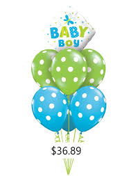 Oh baby latex balloon bouquet. Baby Shower New Baby Balloons Party Supplies Auckland Pixie Party Supplies