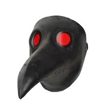 It is often seen as a symbol of death and disease. China Molezu Halloween Black Plague Doctor Mask Gothic White Steampunk Full Face Masks China Plague Doctor Helmet Maske And Plague Doctor Latex Mask Price