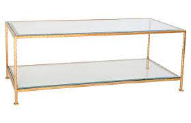 Important and rare sculpture top coffee table in welded and patinated steel, color pigments, 24 karat gold leaf with glass top by paul evans, american 1973 (signed paul evans 73'. Chloe Glass Coffee Table Gold Leaf Ave Home Coffee Table Decorating Coffee Tables Large Square Coffee Table