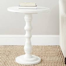 Diy Pedestal Side Table White Accent Table Accent Table Pedestal Side Table