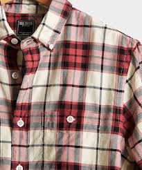 See more ideas about plaid, shirts, mens tops. Portuguese Red Plaid Flannel Shirt Todd Snyder