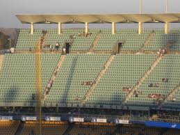 Dodger Stadium Reserve Level Down The Line Baseball