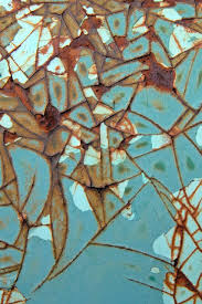 Mosaic In Turquoise And Rust Patterns In Nature Textures Patterns Color Textures
