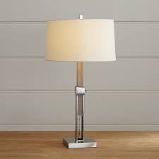 Set includes 2 table lamps and 1 floor lamp. Denley Nickel Table Lamp Crate And Barrel Table Lamp Nickel Table Lamps Lamp