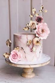 30 Popular Dusty Rose Wedding Ideas Wedding Forward Special Birthday Cakes Pretty Birthday Cakes Romantic Wedding Cake