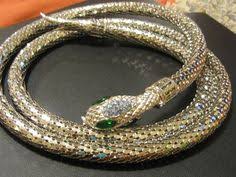 3d printed flexible 2 psc snake chain necklace in brown mix colour in a metal look by akh. 19 Whiting And Davis Snake Ideas Whiting Snake Davis