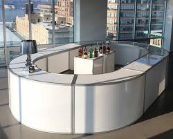 The Tate Curve This Rounded Counter Piece Can Be Used To Build A Full Circular Bar And Can Also Be Paired With Our O Rental Furniture Portable Bar Round Bar