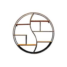 Meubles > meubles en bois > autres meubles en bois (88882385). Etagere Murale Bois Ronde