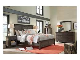 Aspenhome Oxford Transitional King Panel Bed With Usb Ports Mueller Furniture Panel Beds Dark Bedroom Furniture Bedroom Sets Bedroom Set