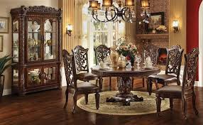 All furniture / dining room; Acme 62015 Vendome Round Formal Dining Room Set Dallas Designer Furniture