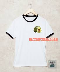 Avocado Shirts Pocket Ringer T Shirt Unisex T Shirt White Tshirt Size S M L Xl 2xl 3xl Three Color Ring