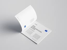 Looks like the premium marketplaces are also after clients who enjoy the here we have another magazine/catalog mockup that uses the square design principles. Free Square Brochure Mockup Free Mockup