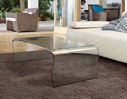 Glass coffee table works well with your modern, contemporary interior settings. Coffee Table Telma Clear Hot Bent Glass 120 X 65 X 40 Cm Ct067