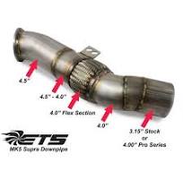 ETS 2020+ Toyota Supra GESI High Flow Downpipe - Street - GESI High Flow  Cat / Stock and/or Aftermarket Stock Replacement Catbacks