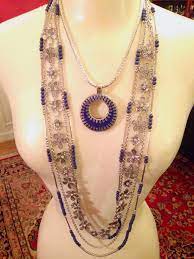Lisa Two With Double Take Enhancer Framed With Daisy Chain And True Blue Layered Premier Jewelry Fashion Jewelry Premier Designs Jewelry
