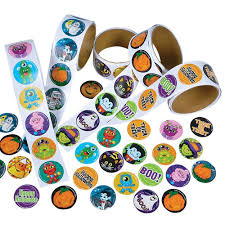 5 Rolls Assorted Halloween Stickers 500 Stickers New Halloween Stickers Halloween Toys Rhode Island Novelty
