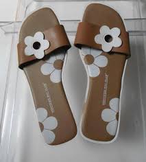 Check spelling or type a new query. Montego Bay Club Women S Slip On Sandals Tan White Flower Etsy