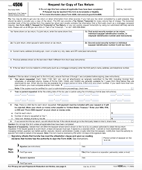 Here's what you need to know. Form 4506 Request For Copy Of Tax Return Definition