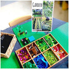 Our Stem Challenge This Week Is To Build A Lego Garden I Provided An Array Of Various Lego Pieces Including Flowers And Tree Lego Pieces Stem Challenges Lego