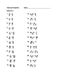 These worksheets and lesson collections will work up from basic ratios to real world applications of them. Solving Proportions Worksheet Answer Key Promotiontablecovers