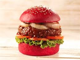 Brighten Up Your Plate With These Colourful Burgers Red Burger Food Burger Buns