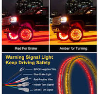 Chasing RGB Wheel Lights for Trucks, with Turn Signal And Braking Function