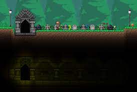 Steam Community Graveyard Terraria House Ideas Terraria House Design Terrarium