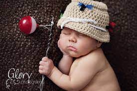 Baby Boy Fishing Hat Newborn Photo Prop Baby Boy Fishing Baby Boy Photography Newborn Photography Boy