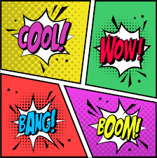 Comic Book Sound Effects - Download Free Vectors, Clipart Graphics & Vector  Art