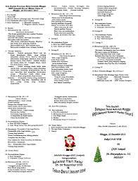 Liturgi ibadah natal anak sekolah minggu gki di papua. 200931644 Tata Ibadah Perayaan Natal Sekolah Minggu Gkpi Sampali 2013 Docx