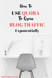 What Is Quora How To Use It To Grow Your Brand Blog Traffic Blog Traffic Grow Blog Traffic Blog Marketing
