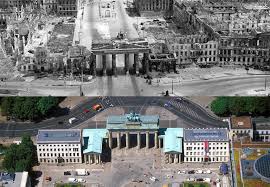 This was the end of adolf hitler's third reich and the second world war. The End Of Wwii Berlin S Landmarks Pictured In 1945 And 2020
