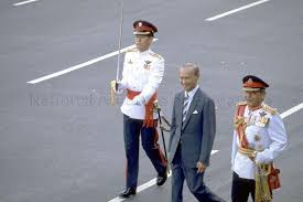 It documents the milestones of a man known for institutionalising nati. National Day Parade 1990 At The Padang President Wee Kim