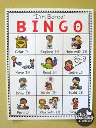 Im Bored Bingo Chart Hang On The Wall This Reading Mama