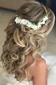 43 Ideas Wedding Hairstyles Half Up Half Down With Flowers Accessories Wedding Hair Down Wedding Hairstyles Half Up Half Down Trendy Wedding Hairstyles