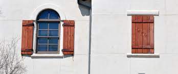 The arched attic window's shutters are more believable in terms of scale, but are hanging on the wrong sides of the window in order to actually fold over and cover the window! Residential Architecture 101 Shutters Life Of An Architect