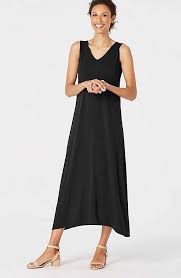 Image For Wearever Dipped Hem Maxi Dress From Jjill Maxi Dress Everyday Dresses Womens Dresses