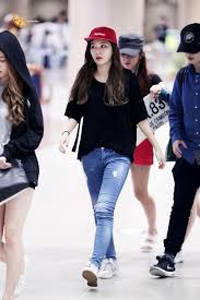 Red Velvet Seulgi Airport Fashion 150804 2015 Kpop Velvet Fashion Korean Fashion Kpop Fashion