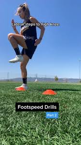 Footspeed drills with a pair of cones, got these from @7mlctraining  YouTube, he has a TON of great drills you should check out #fyp #soccer  #training
