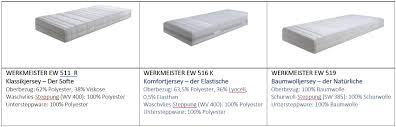 Werkmeister matratzen verfügt bundesweit über ein netz von 350 vertriebspartnern. Werkmeister M S55 Plus Ws Kaltschaummatratze Betten Kraft