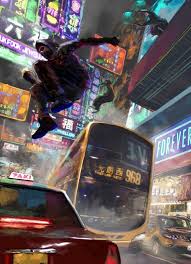 Fragments Of A Hologram Dystopia Source Cyberpunk Art Cyberpunk Aesthetic Cyberpunk City
