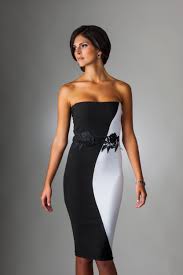Image result for black and white party dresses for teenagers
