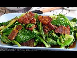 5296 Stir Fry Any Vegetables W This Chinese Classic Recipe Baby Kailan Air Fried Crispy Pork Stir Fry Yo Pork Stir Fry Recipes Crispy Pork Classic Food