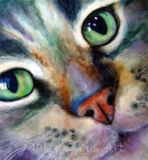 Pin By Lisa Simms On Art Cats Watercolor Cat Cat Painting Animal Art