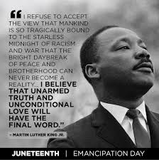 155 years ago we closed a horrible chapter in our history, freeing the last  slaves and ending slavery in our country. Today, we celebrate #Juneteenth  and commit to fighting for justice and